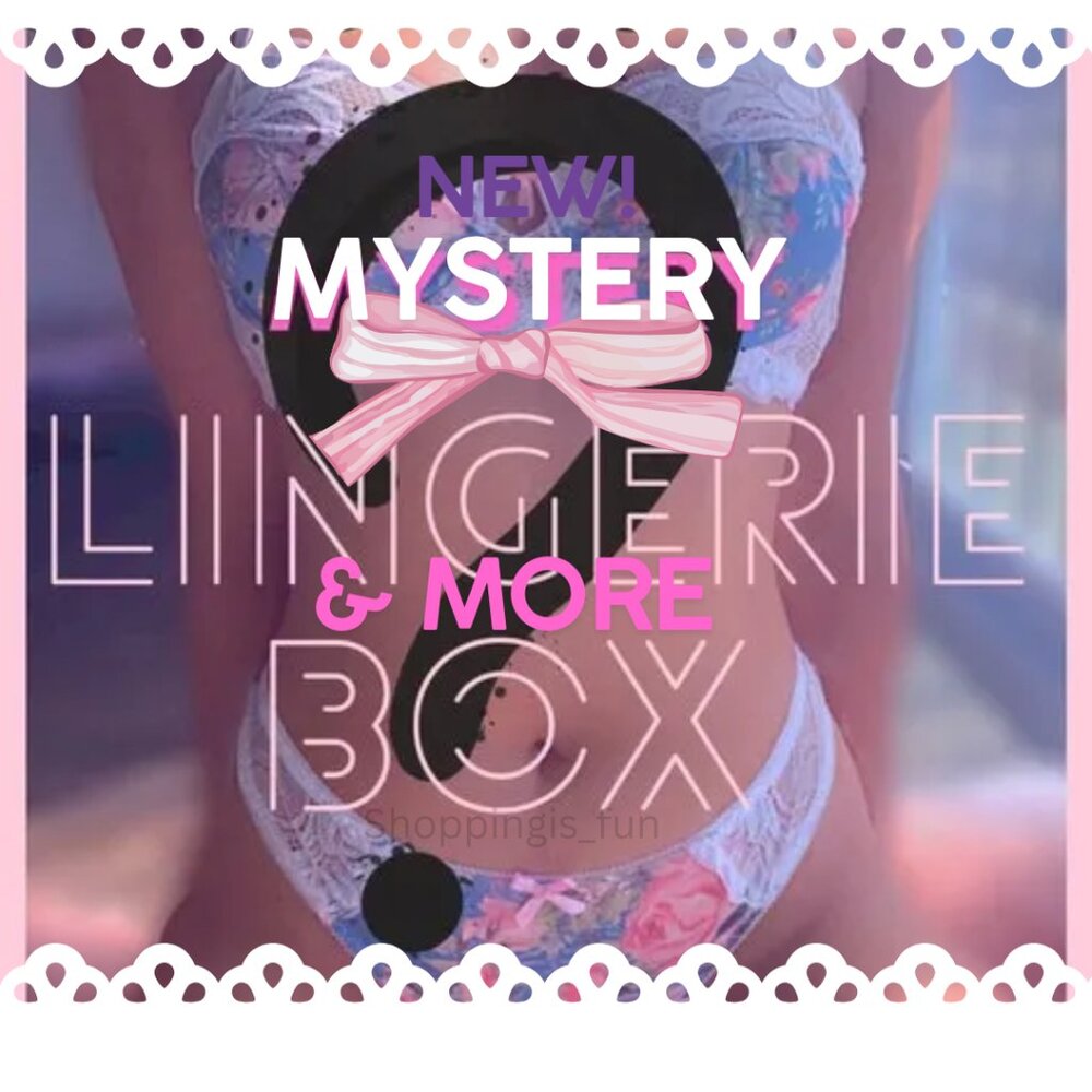 NEW 🎀Lingerie Mystery Box - Victoria Secret La Senza Pink Bras Panties